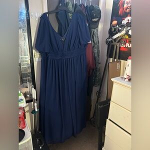 Ever Pretty Deep Blue Maxi Dress